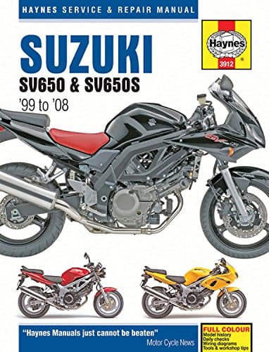Suzuki SV650 & SV650S '99 to '08 (Haynes Service & Repair Manual)