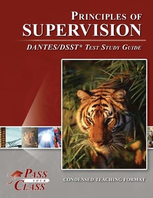 Principles of Supervision DANTES/DSST Test Study Guide