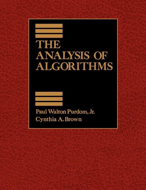 The Analysis of Algorithsm