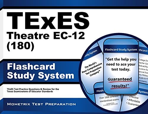 TExES Theatre EC-12 (180) Flashcard Study System: TExES Test Practice Questions & Review for the Texas Examinations of Educator Standards (Cards)