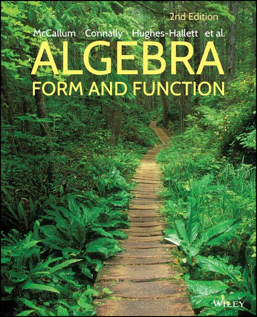 Algebra: Form and Function (Revised)