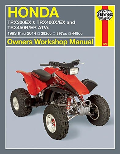 Honda TRX300EX & TRX400X/EX and TRX450R/ER ATVs 1993 thru 2014: 282cc, 397cc, 449cc (Owners' Workshop Manual)
