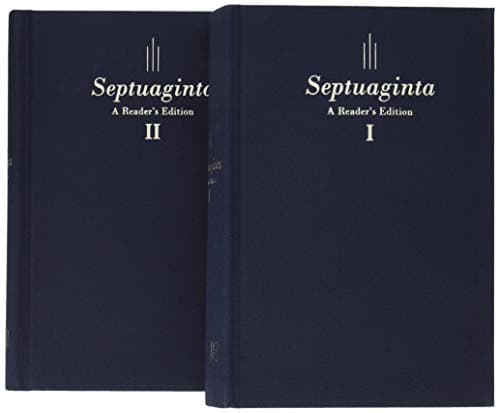 Septuaginta: A Readers Edition Hardcover (English and Greek Edition)