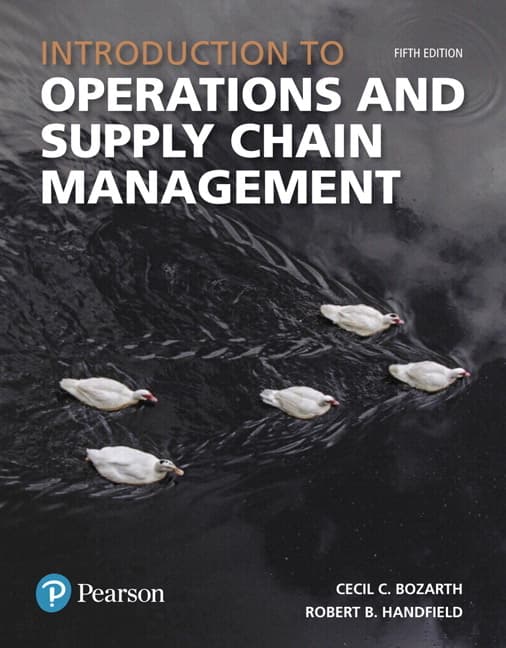 Introduction to Operations and Supply Chain Management