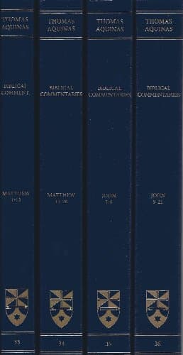 Commentary on the Gospels of Matthew and John (4 Volume Set) (Latin-English Opera Omnia)