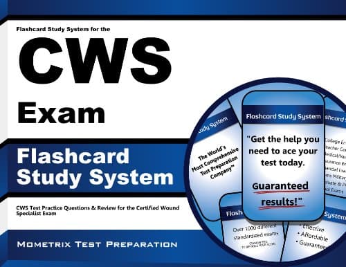 Flashcard Study System for the CWS Exam: CWS Test Practice Questions & Review for the Certified Wound Specialist Exam (Cards)