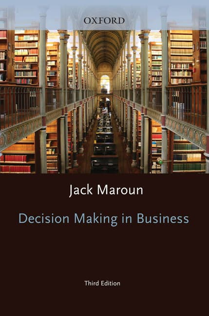 Decision Making in Business (Revised)