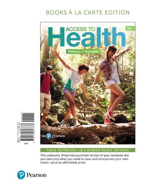 Access to Health, Books a la Carte Edition