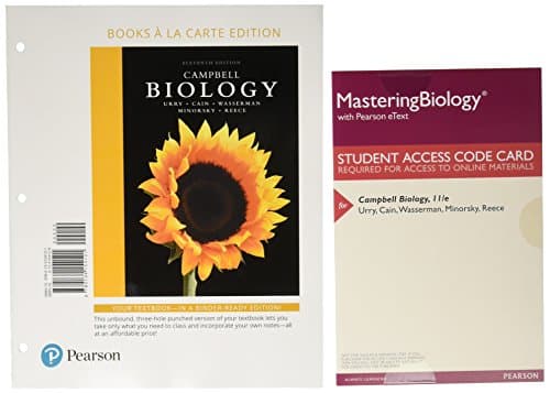 Campbell Biology, Books a la Carte Plus Mastering Biology with Pearson Etext -- Access Card Package [With Access Code]