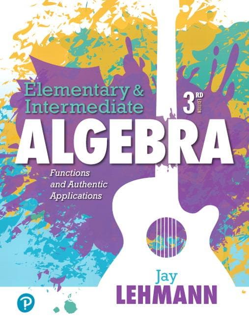 Elementary & Intermediate Algebra: Functions and Authentic Applications Plus Mylab Math -- 24 Month Access Card Package [With Access Code]