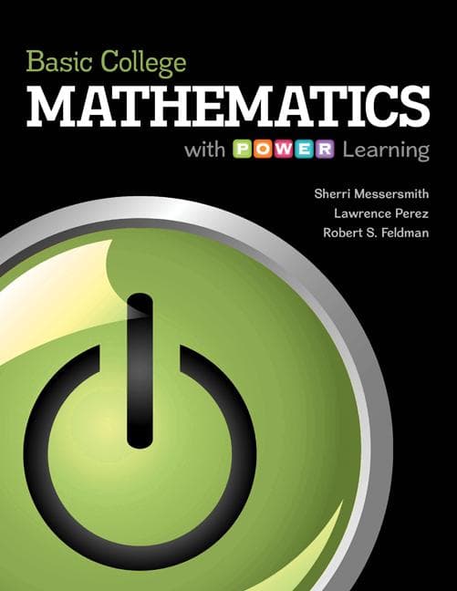 Basic College Mathematics with P.O.W.E.R. Learning with Aleks Access Code