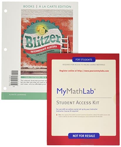 Intermediate Algebra for College Students, Books a la Carte Edition Plus Mylab Math [With Access Code]