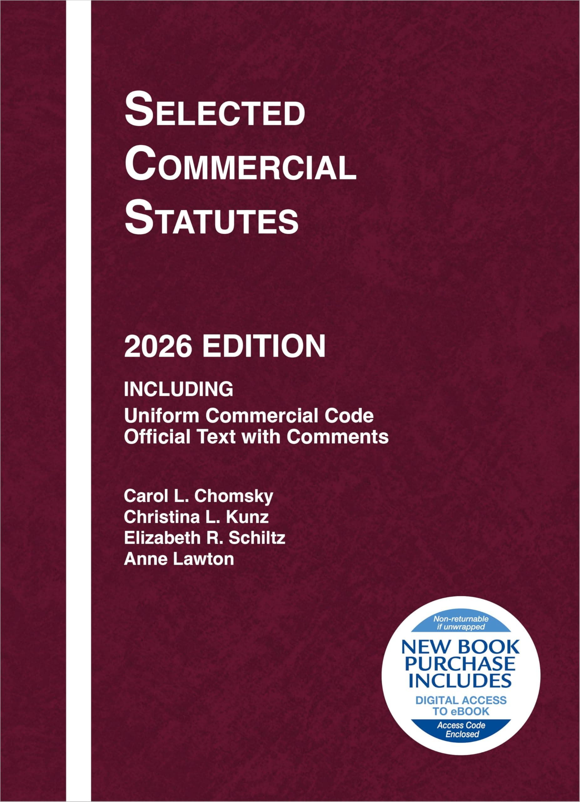 Selected Commercial Statutes, 2026 Edition (Selected Statutes)