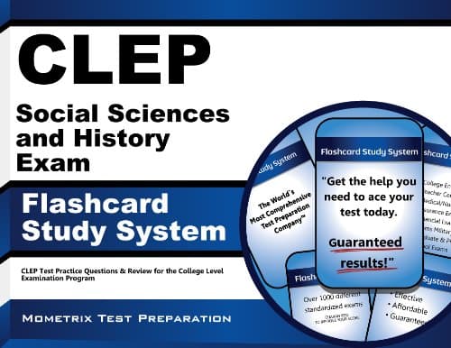 CLEP Social Sciences and History Exam Flashcard Study System: CLEP Test Practice Questions & Review for the College Level Examination Program (Cards)