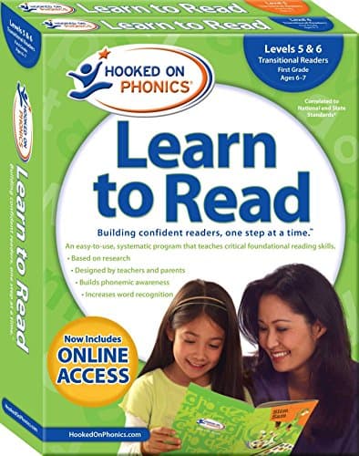 Hooked on Phonics Learn to Read - Levels 5&6 Complete: Transitional Readers (First Grade | Ages 6-7) (Learn to Read Complete Sets)