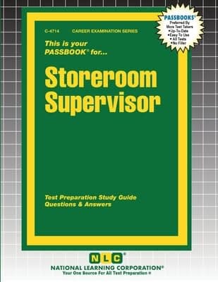 Storeroom Supervisor