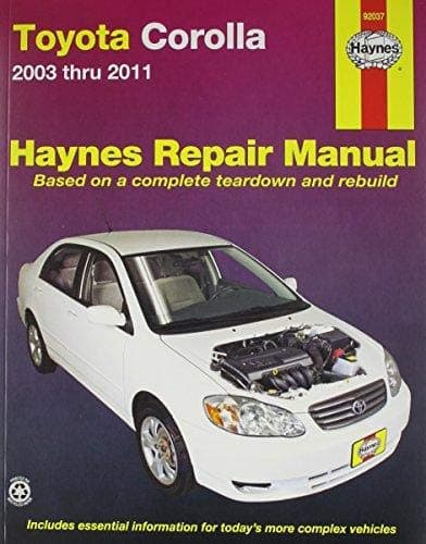 Toyota Corolla 2003 thru 2013 (Haynes Repair Manual)