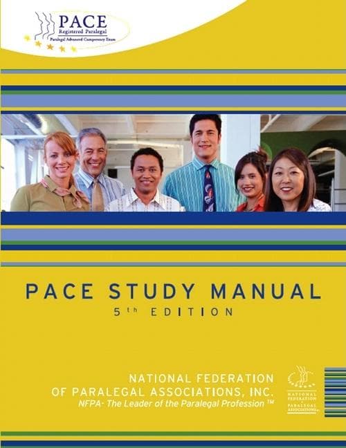 Paralegal Advanced Competency Exam Study Manual (- Revised)