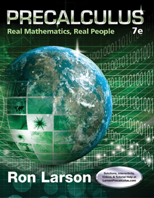 Bundle: Precalculus: Real Mathematics, Real People, Loose-Leaf Version, 7th + Webassign Printed Access Card, Single-Term