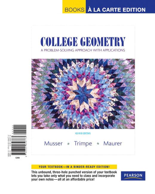 College Geometry: A Problem Solving Approach with Applications
