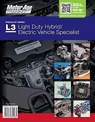 ASE Test Prep L3 - Hybrid/electric Vehicle Specialist Certification Test Prep Study Guide (Motor Age Training)
