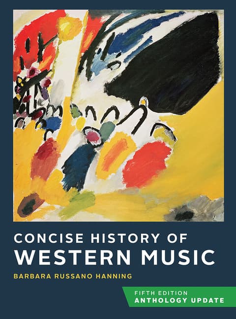 Concise History of Western Music (Fifth Edition, Anthology Update)