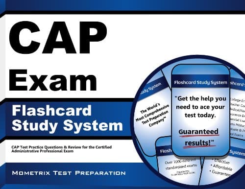 CAP Exam Flashcard Study System: CAP Test Practice Questions & Review for the Certified Administrative Professional Exam (Cards)
