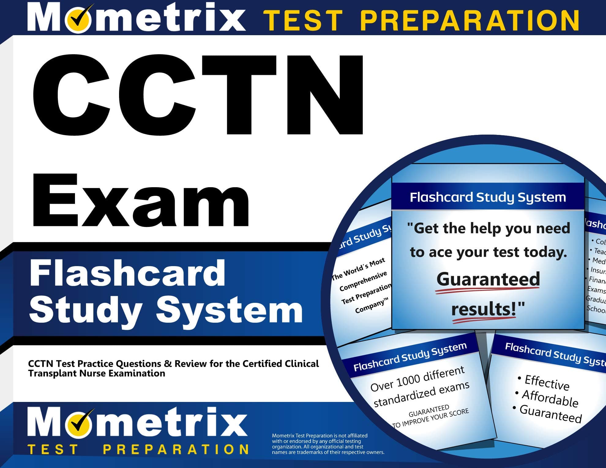 CCTN Exam Flashcard Study System: CCTN Test Practice Questions & Review for the Certified Clinical Transplant Nurse Examination (Cards)
