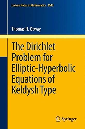 The Dirichlet Problem for Elliptic-Hyperbolic Equations of Keldysh Type (Lecture Notes in Mathematics)