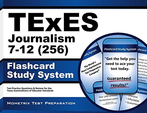 TExES Journalism 7-12 (256) Flashcard Study System: TExES Test Practice Questions & Review for the Texas Examinations of Educator Standards (Cards)