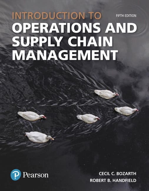 Introduction to Operations and Supply Chain Management