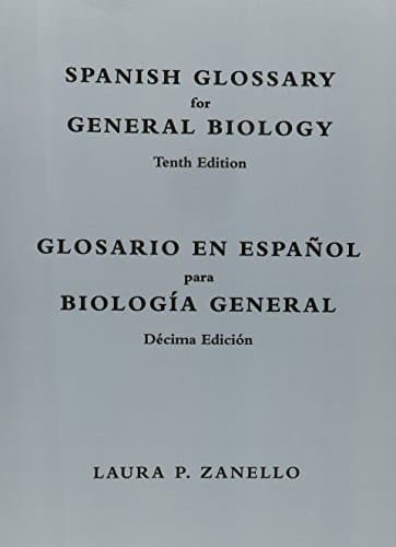 Spanish Glossary for Biology (Revised)