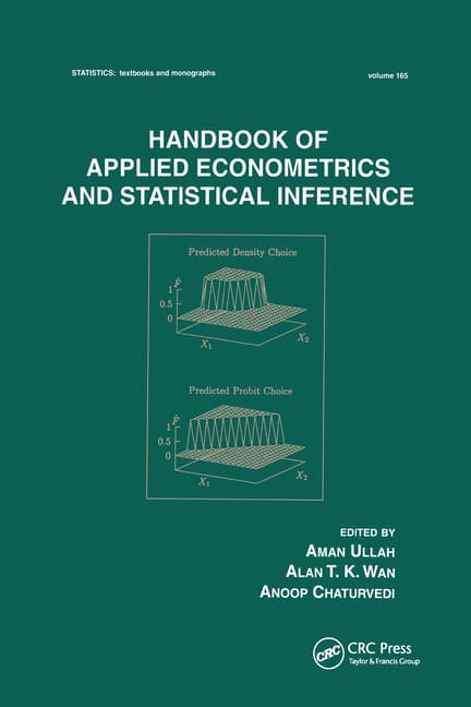 Handbook of Applied Econometrics and Statistical Inference
