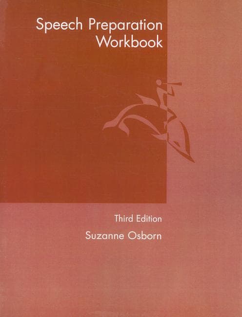 Speech Preparation Workbook (Revised)