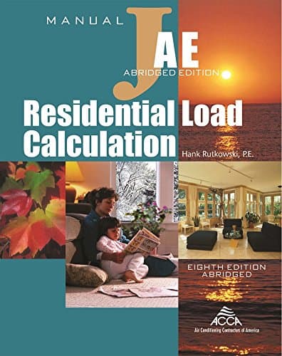 Residential Load Calculation Manual JÂ®, Abridged Edition