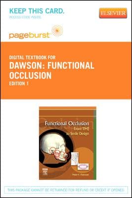 Functional Occlusion - Elsevier eBook on Vitalsource (Retail Access Card): Functional Occlusion - Elsevier eBook on Vitalsource (Retail Access Card)