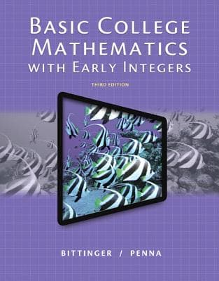 Basic College Mathematics with Early Integers, Plus New Mylab Math with Pearson Etext -- Access Card Package [With Access Code]