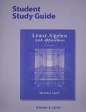 Student Study Guide for Linear Algebra with Applications (Revised)