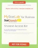 Statistics for Business and Economics, Student Value Edition Plus Mylab Statistics with Pearson Etext -- Access Card Package