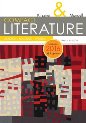 Bundle: Compact Literature: Reading, Reacting, Writing, 2016 MLA Update, 9th + Mindtap Literature 2.0, 1 Term (6 Months) Printed Access Card