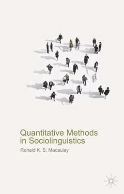 Quantitative Methods in Sociolinguistics