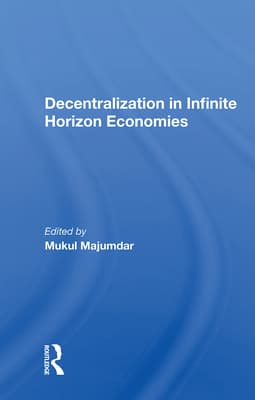 Decentralization in Infinite Horizon Economies