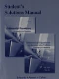 Student Solutions Manual for Differential Equations: Computing and Modeling and Differential Equations and Boundary Value Problems: Computing and Mod