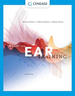 Mindtap for Horvit/Nelson/Koozin's Music for Ear Training, 1 Term Printed Access Card