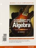 Elementary & Intermediate Algebra: Functions and Authentic Applications, Books a la Carte Edition Plus New Mylab Math with Pearson Etext -- Access Ca