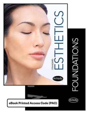 eBook for Gerson's Milady Standard Foundations with Standard Esthetics: Fundamentals, 4 Terms Printed Access Card