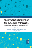 Quantitative Measures of Mathematical Knowledge: Researching Instruments and Perspectives