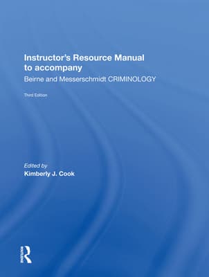 Instructor's Manual to Accompany Criminology