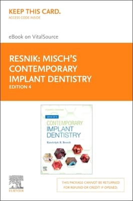 Misch's Contemporary Implant Dentistry - Elsevier eBook on Vitalsource (Retail Access Card): Misch's Contemporary Implant Dentistry - Elsevier eBook