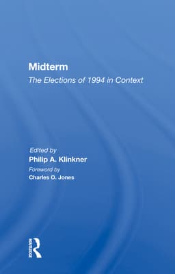 Midterm: The Elections of 1994 in Context